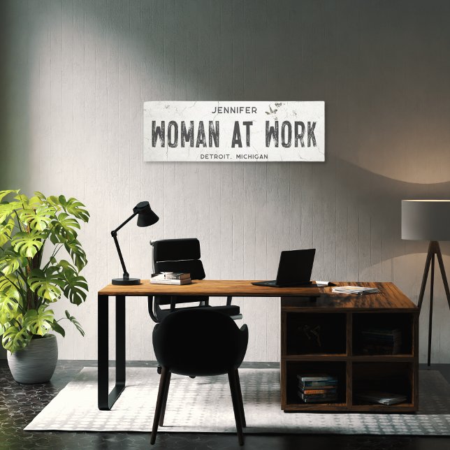 Toile Bureau de ferme moderne rustique Long (Créateur téléchargé)