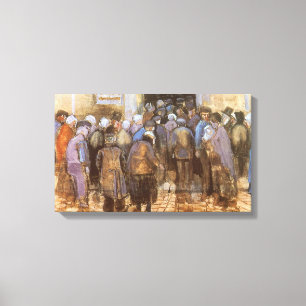 Toile Bureau de la loterie d'État de Vincent van Gogh (P