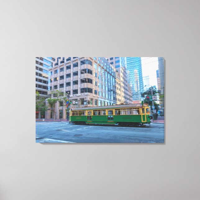Toile Bus San Francisco Trolley (Recto)