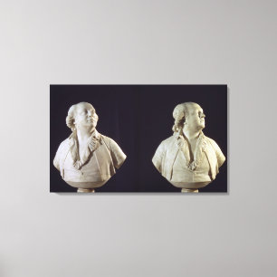 Toile Buste de portrait de Giuseppe Balsamo (1743-95),