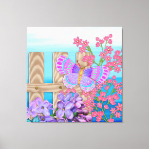 Toile Butterfly Garden 3D Whimsey