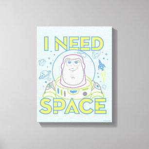 Toile Buzz Lightyear "I Need Space"