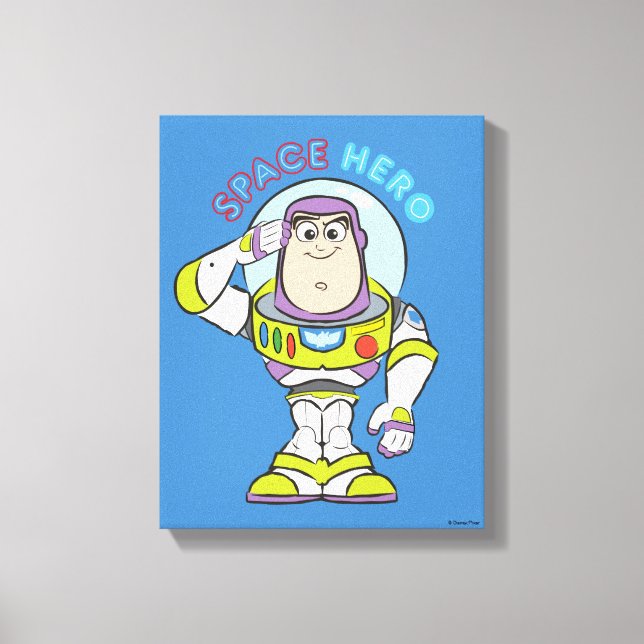 Toile Buzz Lightyear "Space Hero" (Recto)