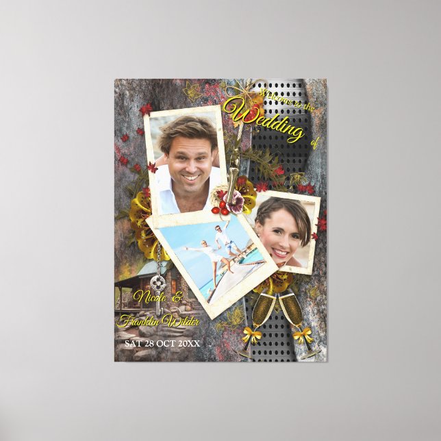 Toile Cabine de pierre de famille rustique (Recto)