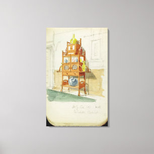 Toile Cabinet d'exposition, c.1860s-70s (la semaine et