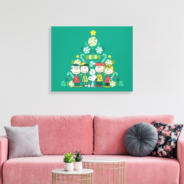 Toile cacahuètes | Arbre de Noël de menthe poivrée (Insitu(Salon))