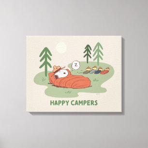 Toile cacahuètes   Campeurs de couchage Snoopy & Woodsto