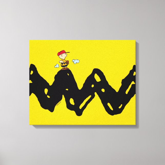 Toile cacahuètes | Charlie Baseball Brown (Recto)