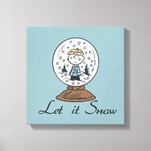 Toile cacahuètes   Charlie Brown Snow Globe