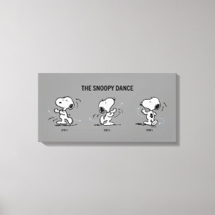 Toile cacahuètes   La Danse Snoopy