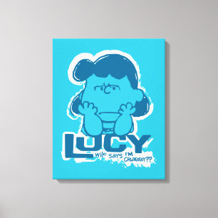 Toile cacahuètes   Lucy Who Says I'm Crabby? ?