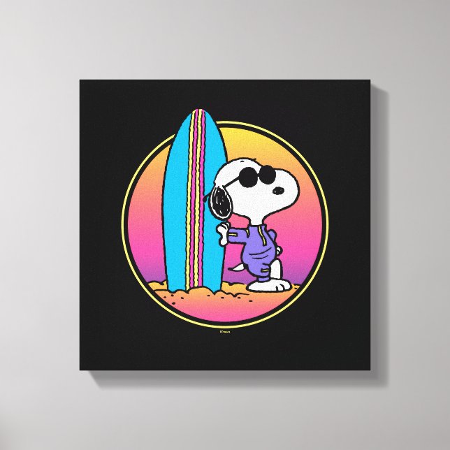 Toile cacahuètes | Snoopy Beach Beagle (Recto)