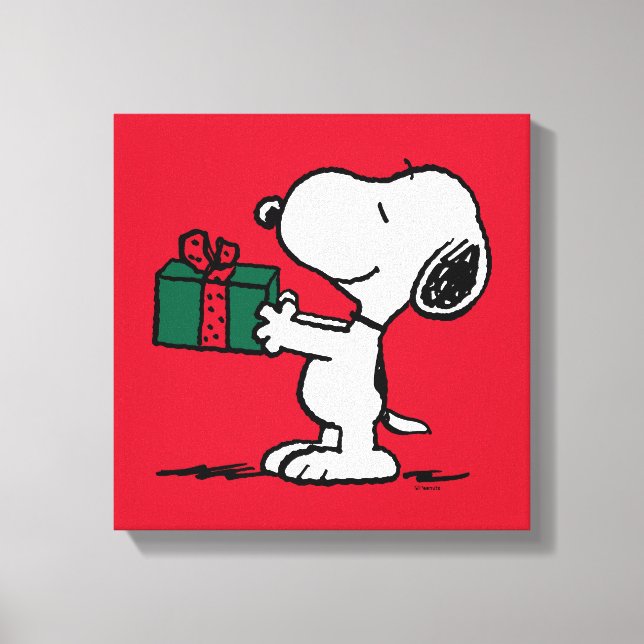 Toile cacahuètes | Snoopy Christmas Gift Giver (Recto)