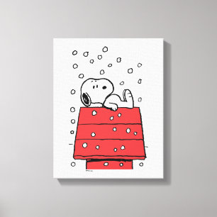 Toile cacahuètes   Snoopy Doghouse Snowflakes