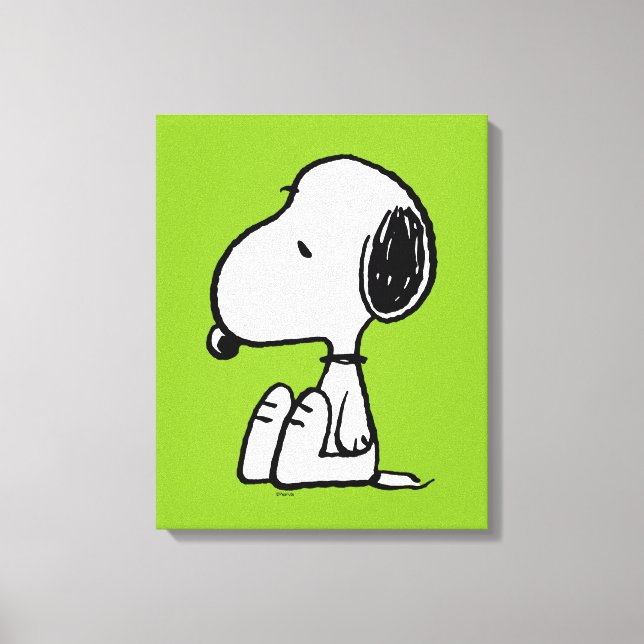 Toile cacahuètes | Snoopy En Bas (Recto)