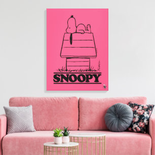 Toile cacahuètes   Snoopy Le Secret À La Vie