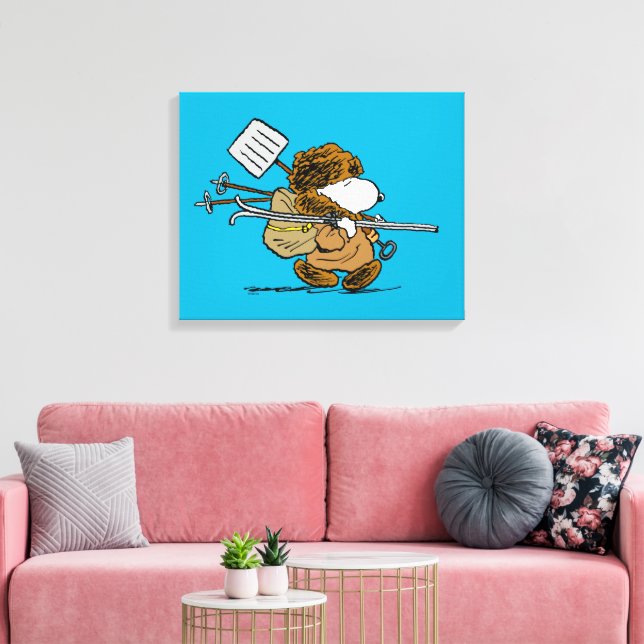 Toile cacahuètes | Snoopy Snow Warrior (Insitu(Salon))