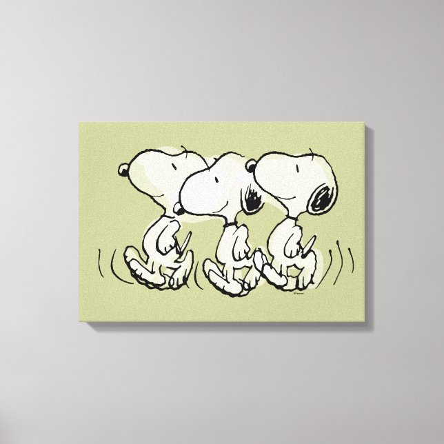 Toile cacahuètes | Snoopy Walking Tall (Recto)