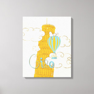 Toile cacahuètes   Snoopy & Woodstock Ciao