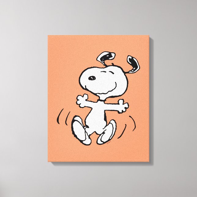 Toile cacahuètes | Une Danse Heureuse Snoopy (Recto)