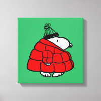 cacahuètes | Veste Snoopy Red Puffer