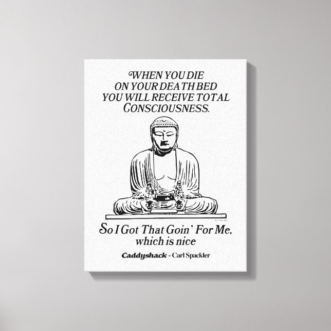 Toile Caddyshack J'Ai Compris Ça Me Va (Recto)