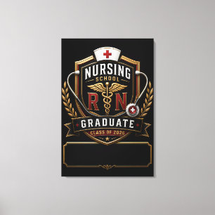 Toile Cadeau de la promotion des diplômés en soins infir