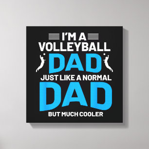 Toile Cadeau De Volley-Ball Mignonne Pour Les Pères Et L