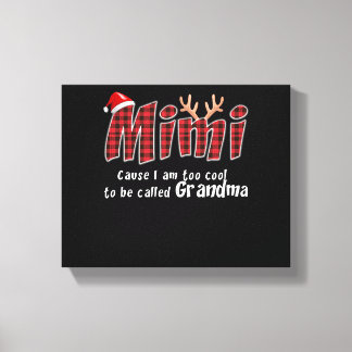 Toile Cadeau Mimi |Mimi Noël grand grand grand grand-mèr