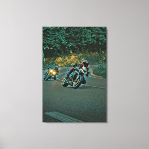 Toile Cadeau moto