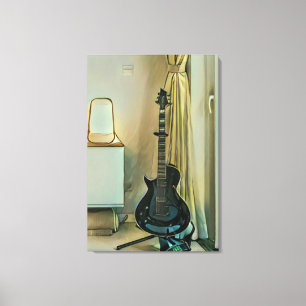 Toile Cadeaux de guitare pour papa