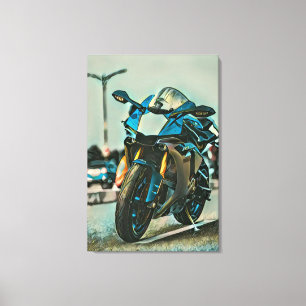 Toile cadeaux de moto pour lui