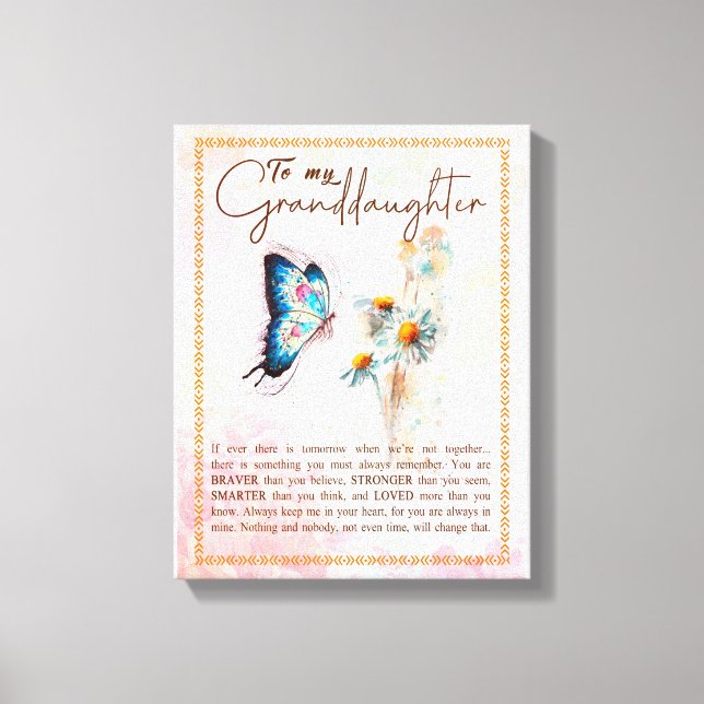 Toile Cadeaux de petite fille | De la famille grand-mère (Recto)