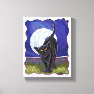Toile Cadeaux et accessoires de chat noir