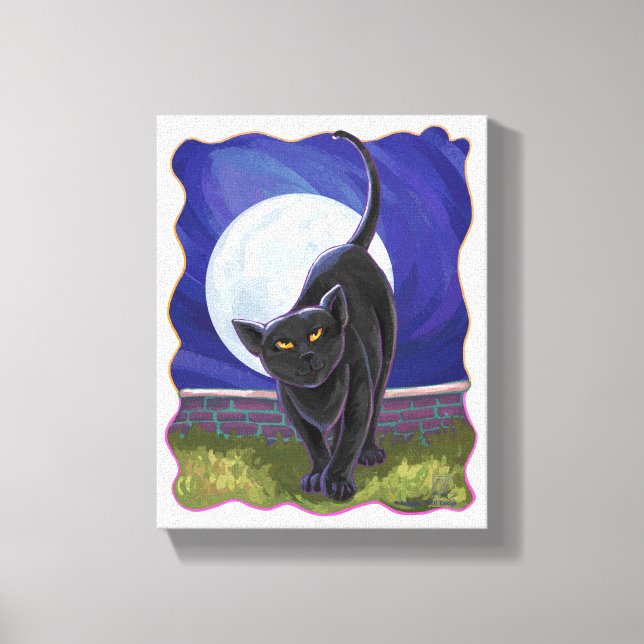 Toile Cadeaux et accessoires de chat noir (Recto)