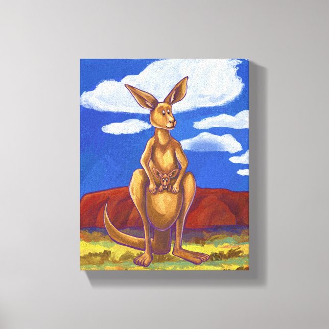 Toile Cadeaux et accessoires Kangaroo (Recto)