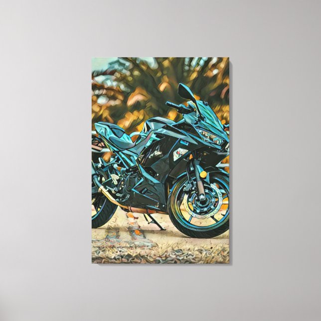 Toile Cadeaux motocyclistes (Recto)