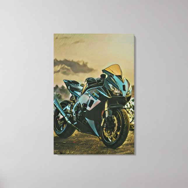 Toile Cadeaux pour motocycliste (Recto)