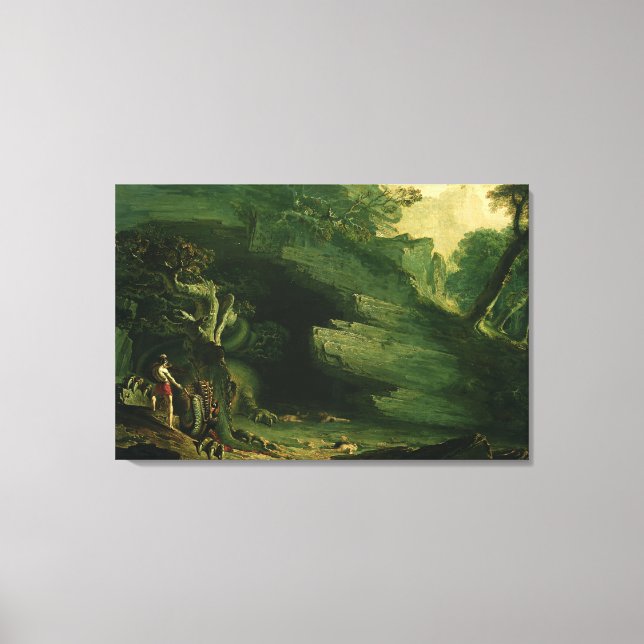Toile Cadmus et le dragon (Recto)