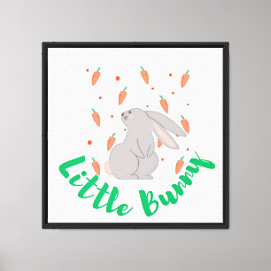Toile Cadre Lapin Mignon – Parfait pour la décoration de