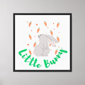Toile Cadre Lapin Mignon – Parfait pour la décoration de
