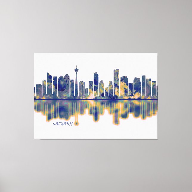 Toile Calgary Skyline (Recto)