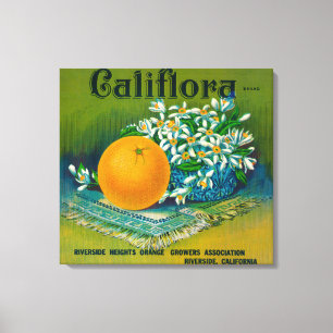 Toile Califlora LabelRiverside orange, CA