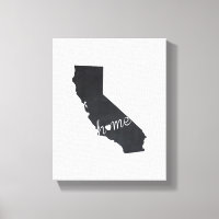 California Chalkboard Home State Map