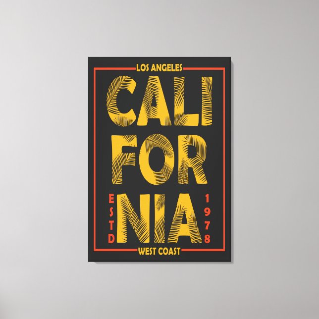 Toile California Dream Wall Art (Recto)