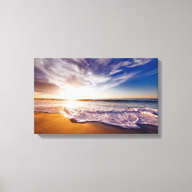 Toile California Sunset Beach (Recto)