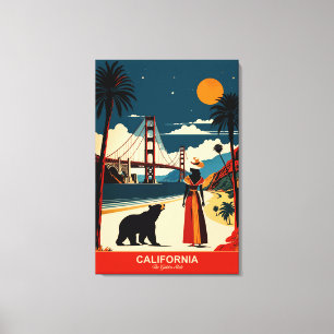 Toile Californie : L'État d'or