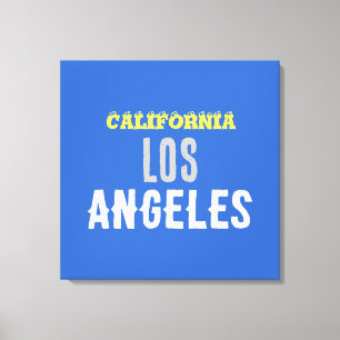 Toile Californie Los Angeles Ville USA Rétro Vintage Ble