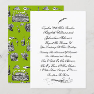 Toile & Calligraphie Flourdissante Faire-part de m