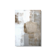 "Calme et neutre" Gris et Brown Art Abstrait